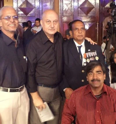 with Actor Anupam Kher and Paraathletes Mr. Rajiv Bagga, Mr. Satyaprakash Tewari
